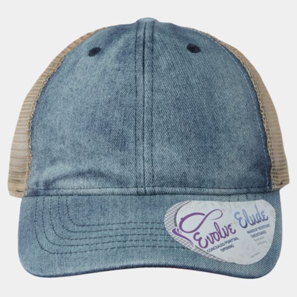 Women's Denim Mesh-Back Cap Thumbnail
