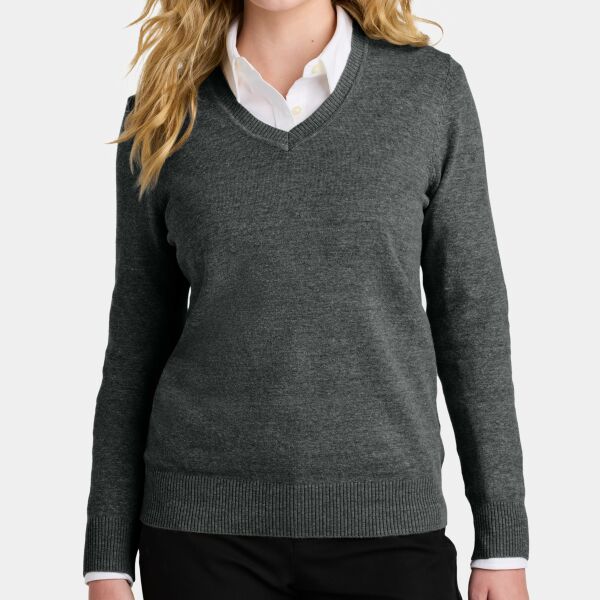 Women's Easy Care V Neck Sweater Thumbnail