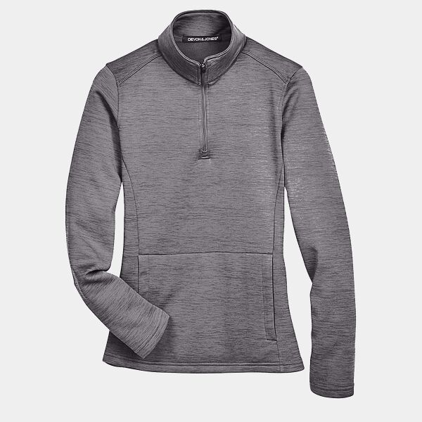 Women's Newbury Mélange Fleece Quarter-Zip Pullover Thumbnail