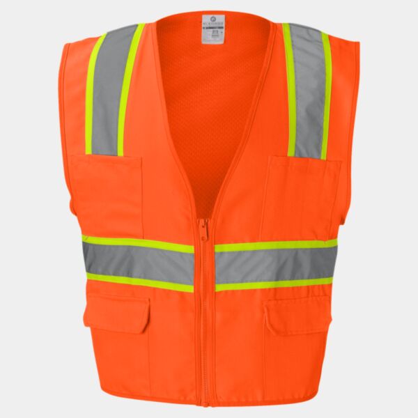 Unisex Ultra-Cool™ Solid Front Vest with Mesh Back Thumbnail