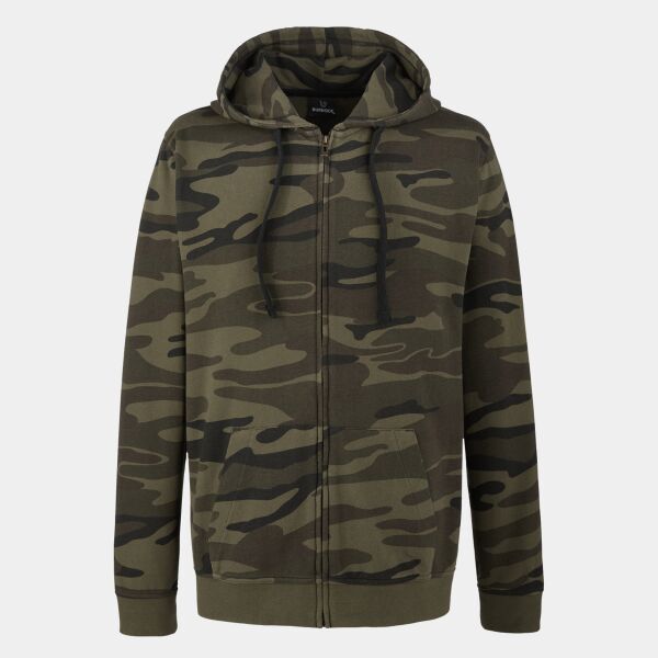 Men's Camo Full-Zip Hooded Sweatshirt Thumbnail